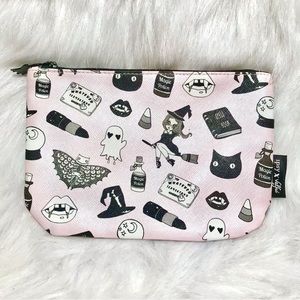 ipsy x Valfré pastel Halloween pink spooky witch cosmetic pouch